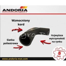 Air filter rubber hose complete with spring