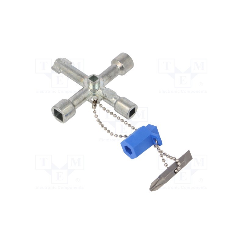 1 pcs x BM GROUP - BM1625 - Wrench, for control cabinets, square 5--8 mm,7-8 mm triangle