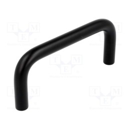 1 pcs x MENTOR - 3280.1603 - Handle, aluminium, black, H: 50mm, L: 100mm, W: 11mm