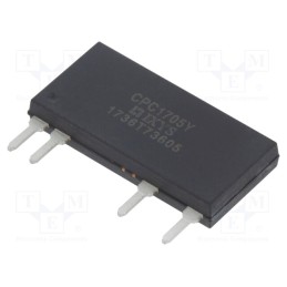 1 pcs x IXYS - CPC1705Y - Relay: solid state, 3250mA, max.60VDC, THT, SOP4, -40÷85°C, 0.09Ω