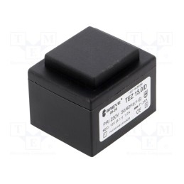 1 pcs x BREVE TUFVASSONS - TEZ15.0/D230/15V - Transformer: encapsulated, 15VA, 230VAC, 15V, 1A, PCB, IP00, A: 44mm