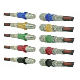 Euro quick connector, socket, M18 plug, yellow