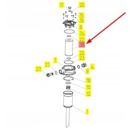100725011 rostselmash hydraulic oil filter
