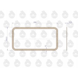 Set of engine gasket set 2022766u c 33