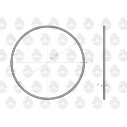 Set of engine gasket set 2022766u c 33