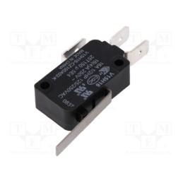1 pcs x HONEYWELL - V15H16-CZ100A02-K - Microswitch SNAP ACTION, 16A/250VAC, with lever, SPDT, ON-(ON)