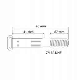 Connecting rod bolt ford new holland 81803988 83963155