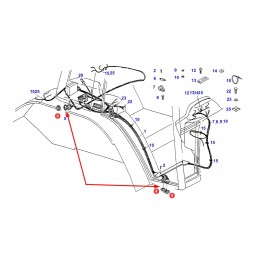 117901041021 electrical harness nut