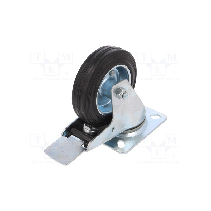 1 pcs x RADER - CKPW-SG 100W-HC - Transport wheel, Ø: 100mm, W: 25mm, H: 128mm, torsional with lock