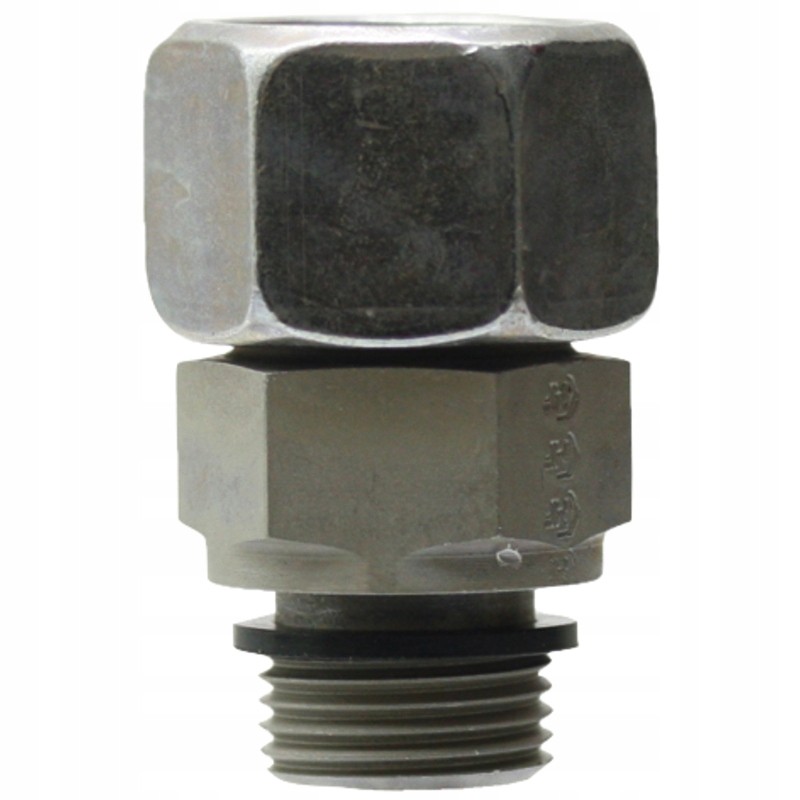 Straight connector with internal thread 2x M18x1 5 din 2353
