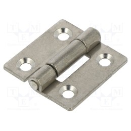 1 pcs x ELESA+GANTER - GN 136-NI-40-40-C - Hinge, Width: 40mm, stainless steel, H: 40mm
