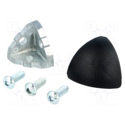 1 pcs x FATH - 093WE302N06S02 - Angle bracket, for profiles, Width of the groove: 6mm, aluminium