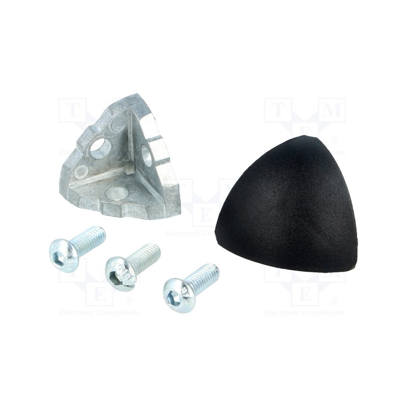 1 pcs x FATH - 093WE302N06S02 - Angle bracket, for profiles, Width of the groove: 6mm, aluminium