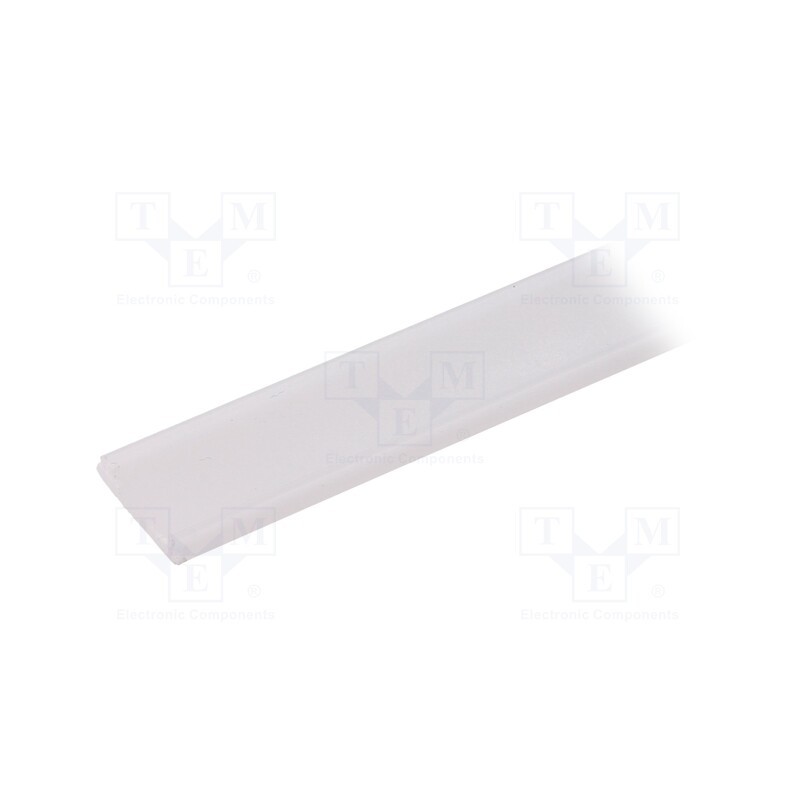 1 pcs x TOPMET - A2050038 - Cover for LED profiles, white, 1m, Kind of shutter: F, push-in