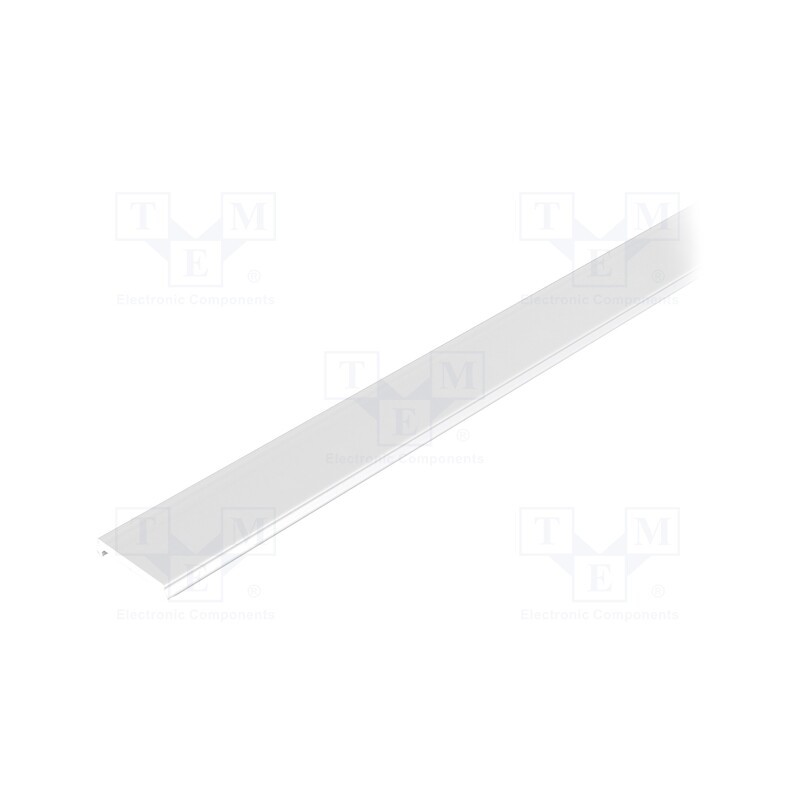 1 pcs x TOPMET - 89000138 - Cover for LED profiles, white, 1m, Kind of shutter: C2, push-in