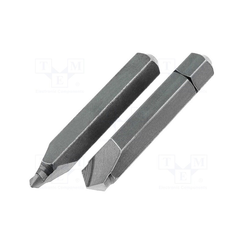 1 pcg x C.K - 422003 - Kit: screwdriver bits, 35mm, Mounting: 1/4' (C6,3mm), 2pcs.