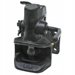 Automatic hitch with a collar and deep jaws