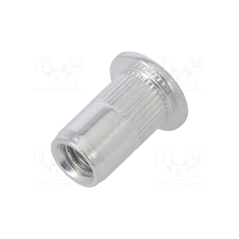 1 pcg x BETA - 1742R-AL M6 - Rivet nuts, M6, aluminium, Ømount.hole: 9mm, L: 17mm, 20pcs.