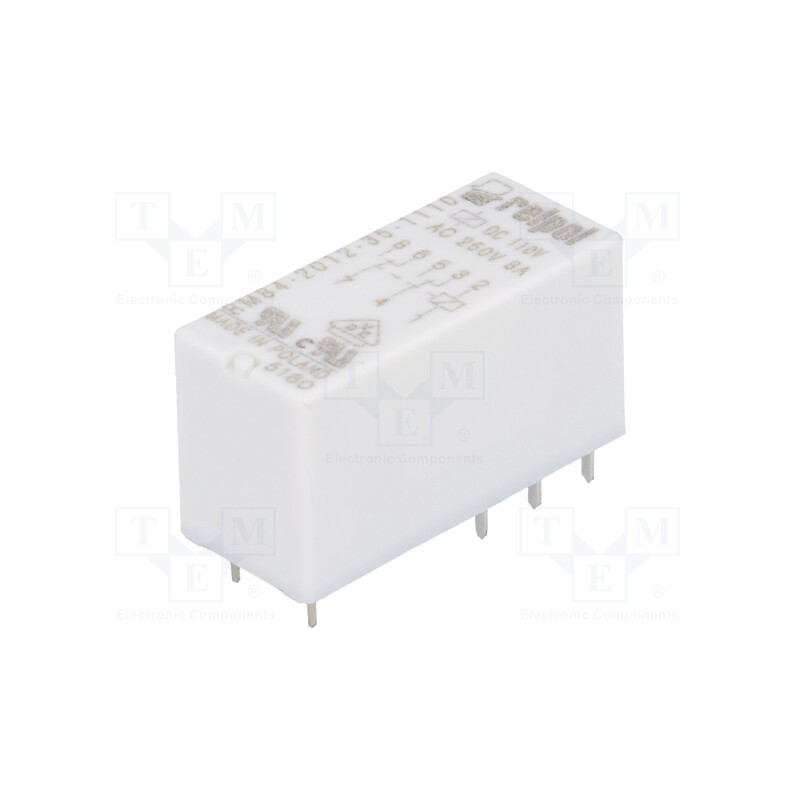1 pcs x RELPOL - RM84-2012-35-1110 - Relay: electromagnetic, DPDT, Ucoil: 110VDC, 8A, 8A/250VAC, PCB