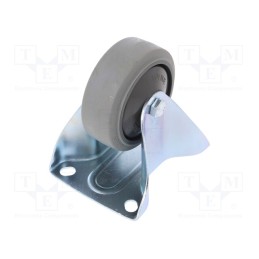 1 pcs x RADER - TPE-WTE 80K1 - Transport wheel, Ø: 80mm, W: 32mm, H: 105mm, rigid, 150kg, WTE