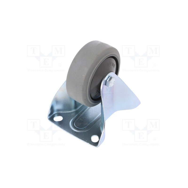 1 pcs x RADER - TPE-WTE 80K1 - Transport wheel, Ø: 80mm, W: 32mm, H: 105mm, rigid, 150kg, WTE