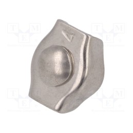 1 pcs x KRAFTBERG - ZLR1-4-A4 - Rope clamp simplex, acid resistant steel A4, for rope