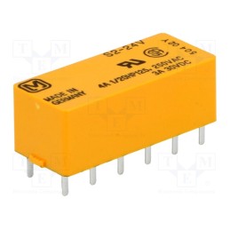 1 pcs x PANASONIC - S224ULCSAD - Relay: electromagnetic, SPST-NO x2 + SPST-NC x2, Ucoil: 24VDC