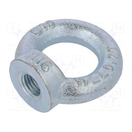 1 pcs x DROMET - NZU16 - Lifting eye nut, eye, M16, steel, Plating: zinc, DIN 582, 35mm