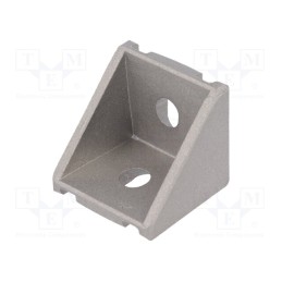 1 pcs x ELESA+GANTER - GN 961-40-8-40-40-A-MT - Angle bracket, for profiles, Width of the groove: 8mm, W: 38mm