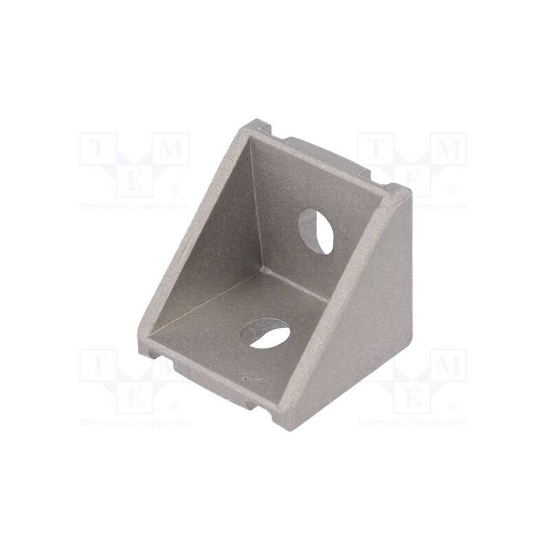1 pcs x ELESA+GANTER - GN 961-40-8-40-40-A-MT - Angle bracket, for profiles, Width of the groove: 8mm, W: 38mm