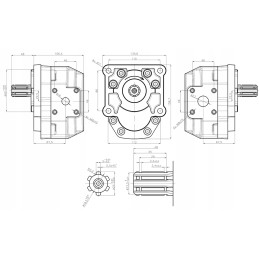 Hydraulic pump nsz 50