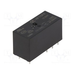 1 pcs x HONGFA RELAY - HF115FK/12-2Z4T - Relay: electromagnetic, DPDT, Ucoil: 12VDC, 8A, 8A/250VAC, PCB