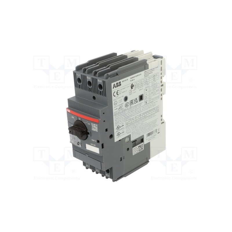 1 pcs x ABB - 1SAM451000R1019 - Motor breaker, 45kW, 208÷690VAC, for DIN rail mounting, IP20