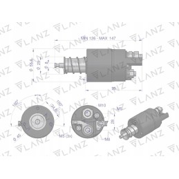 Starter switch with massey mf4 reducer