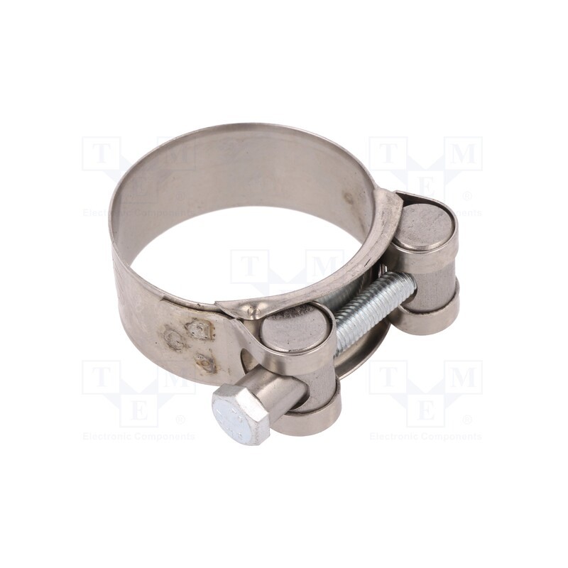 1 pcs x MPC INDUSTRIES - S4040 - T-bolt clamp, W: 20mm, Clamping: 40÷43mm, chrome steel AISI 430, S