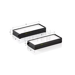 Cabin filter mann filter cu2542 2 cu25422