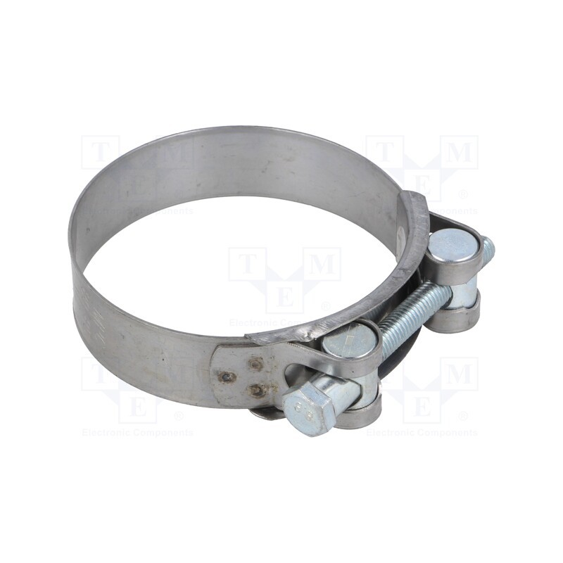 1 pcs x MPC INDUSTRIES - S2080 - T-bolt clamp, W: 24mm, Clamping: 80÷85mm, chrome steel AISI 430, S
