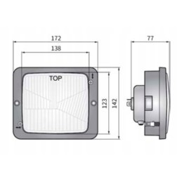 Headlight case ih 3404170r94 181 19 fendt lamp