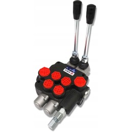 Connections for a 2-section 80l hydraulic distributor