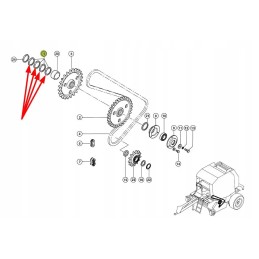 215461 0 spacer 63 x 80 x 2