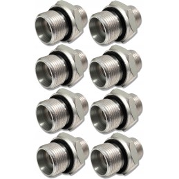 Connections for a 3-section 80l hydraulic distributor