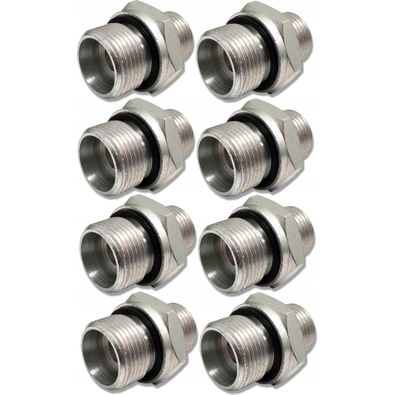 Connections for a 3-section 80l hydraulic distributor