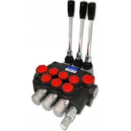 Connections for a 3-section 80l hydraulic distributor