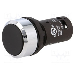 1 pcs x ABB - 1SFA619100R3016 - Switch: push-button, 22mm, Stabl.pos: 1, NO, black, none, 1A/240VAC