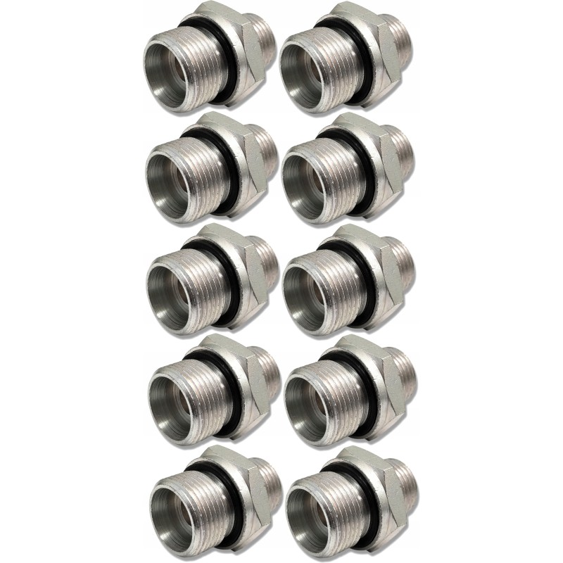 Connections for a 4-section 80l hydraulic distributor