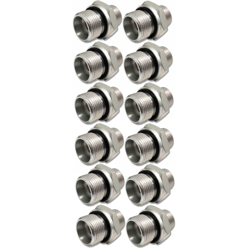 Straight nipples with a gasket for the distributor 5 sec 40l