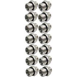 Straight nipples with a gasket for the distributor 6 sec 40l