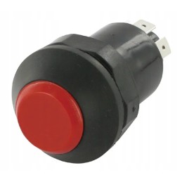 Round red PTO shaft push button switch