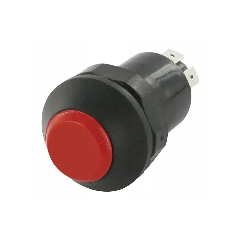 Round red PTO shaft push button switch