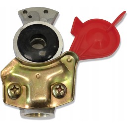 Red M22 pneumatic connector, hard, without valve